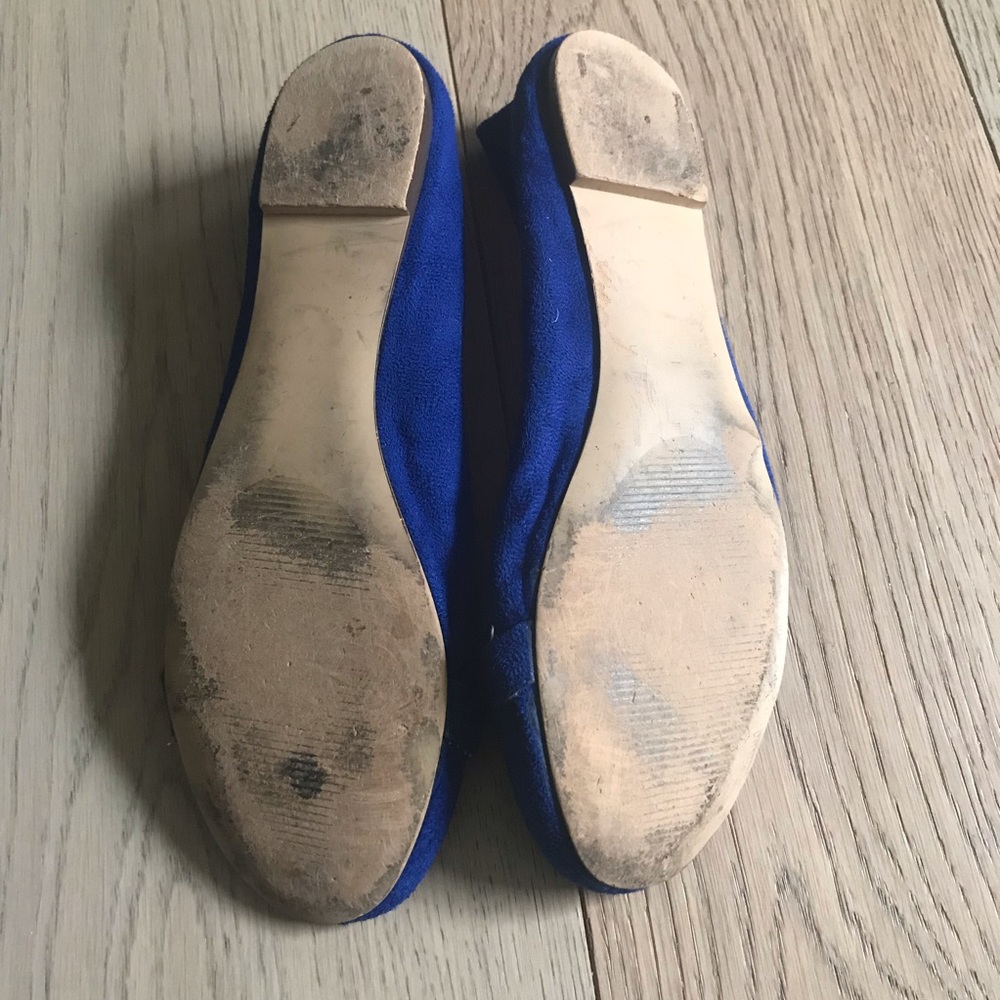 ELLE Cobalt Blue Tassel Ballet Flats - Picture 3 of 4